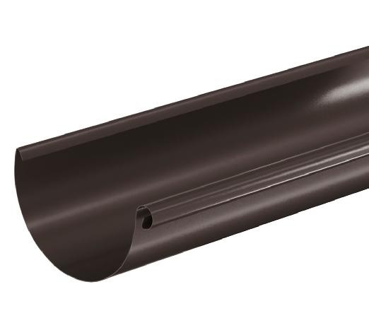 Водосток Aquasistem, система 150/100 - Водосточный желоб 3.00м RR 32 Тёмно Коричневый купить в Серпухове