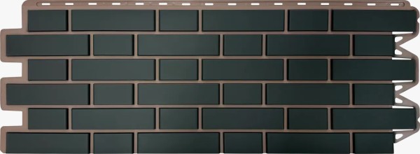 Фасадная панель Альта-Профиль, Кирпич Клинкерный, Графит купить в Серпухове