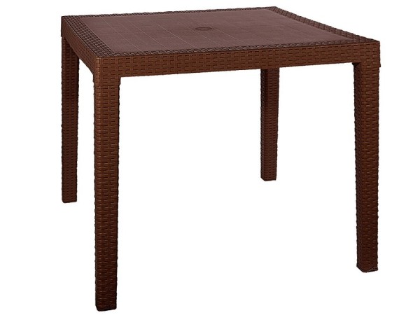 Стол квадратный FIJI Quatro Table Коричневый купить в Серпухове