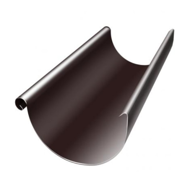 Водосток Grand Line 150x100 – Желоб 3м RAL 8017 купить в Серпухове