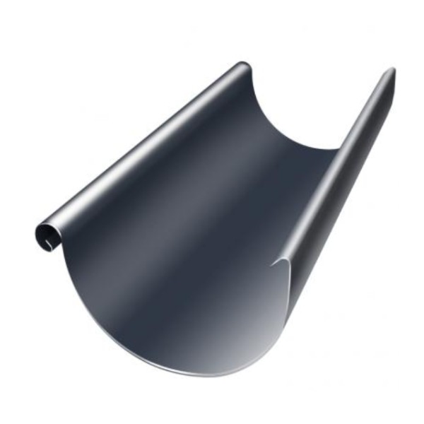 Водосток Grand Line 125x90 – Желоб 3м RAL 7024 купить в Серпухове