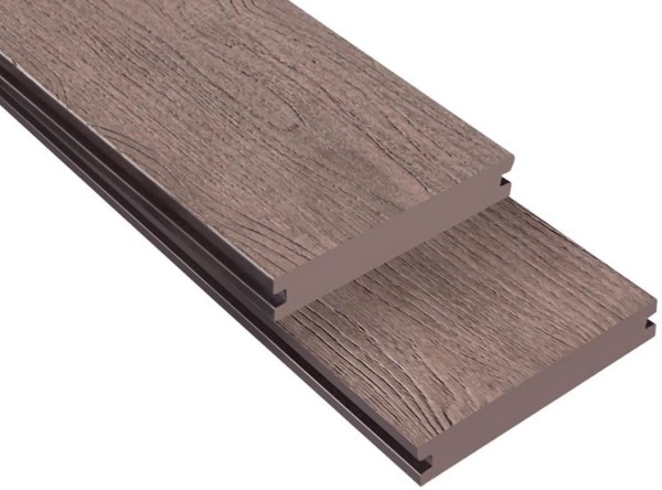 Террасная доска ДПК Outdoor 3D полнотелая NEVADA/CALIFORNIA BROWN коричневая микс купить в Серпухове