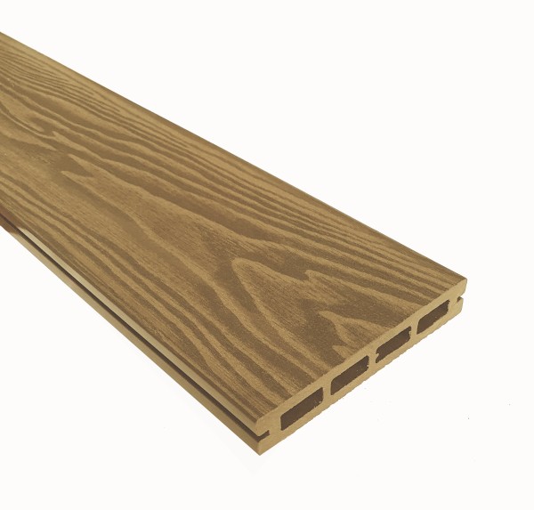 Террасная доска из ДПК Terrapol Смарт 3D Пустотелая с пазом Дуб Севилья купить в Серпухове