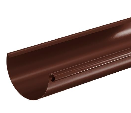 Водосток Aquasistem, система 125x90 - Водосточный желоб 3.00м RAL 8017 Коричневый купить в Серпухове