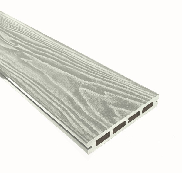 Террасная доска из ДПК Terrapol Смарт 3D Пустотелая с пазом Дуб беленый купить в Серпухове