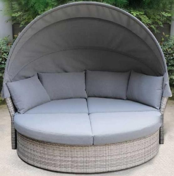 Диван-Трансформер AFINA плетеный из иск. ротанга AFM-325G Grey купить в Серпухове
