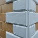 Угол Наружный к Фасадным Термопанелям Доломит Дагестанский Камень 400 мм Белый купить в Серпухове