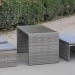 Диван-Трансформер AFINA плетеный из иск. ротанга S330G-W78 Grey купить в Серпухове