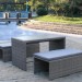Диван-Трансформер AFINA плетеный из иск. ротанга S330G-W78 Grey купить в Серпухове