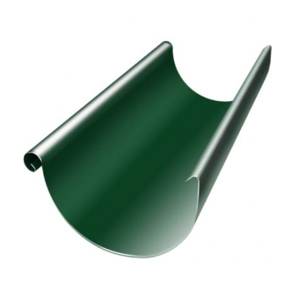 Водосток Grand Line 125x90 – Желоб 3м RAL 6005 купить в Серпухове