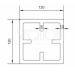 Столб SEQUOIA Evolution 3D WOOD BROWN купить в Серпухове