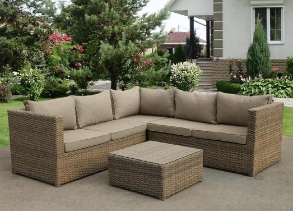 Комплект мебели AFINA плетеной из иск. ротанга YR825B Beige купить в Серпухове