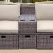 Комплект мебели AFINA плетеной из иск. ротанга AFM-330B Brown купить в Серпухове