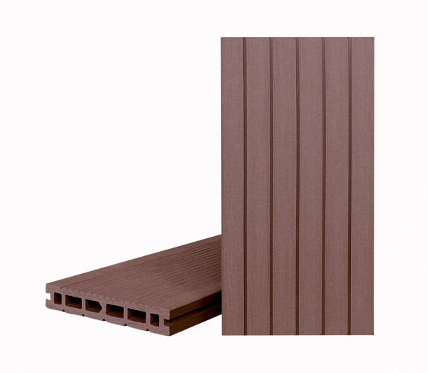 Террасная доска Классик Орех Милано (пустотелая с пазом) купить в Серпухове