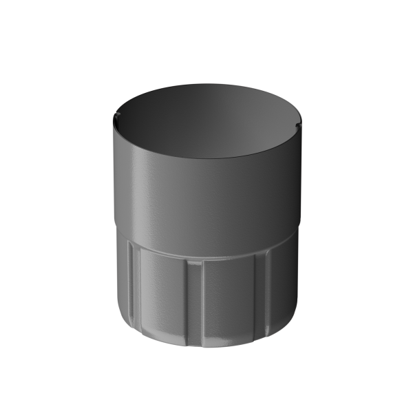 Муфта соединительная для водостока Döcke STAL PREMIUM, Графит купить в Серпухове