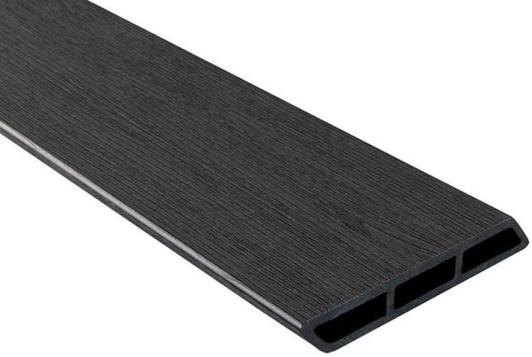 Доска Ромбус 3D ДПК Outdoor STORM BLACK черная купить в Серпухове