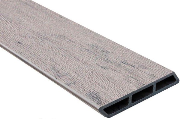 Доска Ромбус 3D ДПК Outdoor STORM GREY серая микс купить в Серпухове