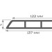 Доска Ромбус 3D ДПК Outdoor STORM GREY серая микс купить в Серпухове