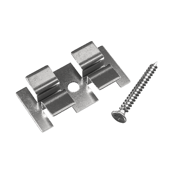 Клипса с саморезом, Grinder шовный монтаж 5 mm купить в Серпухове