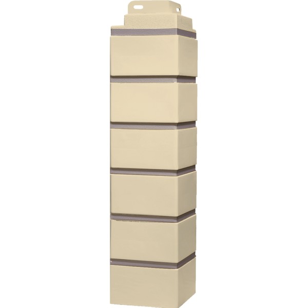 Угол Фасайдинг Серия «Кирпич клинкерный» Желтый купить в Серпухове