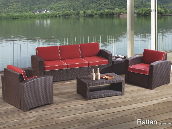 Уличные диваны и кресла коллекции Rattan Premium 5  купить в Серпухове