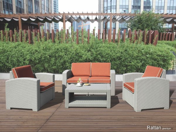Уличные диваны и кресла коллекции Rattan Premium 4 купить в Серпухове