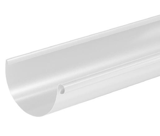 Водосток Aquasistem, система 125x90 - Водосточный желоб 3.00м RAL 9003 Белый купить в Серпухове
