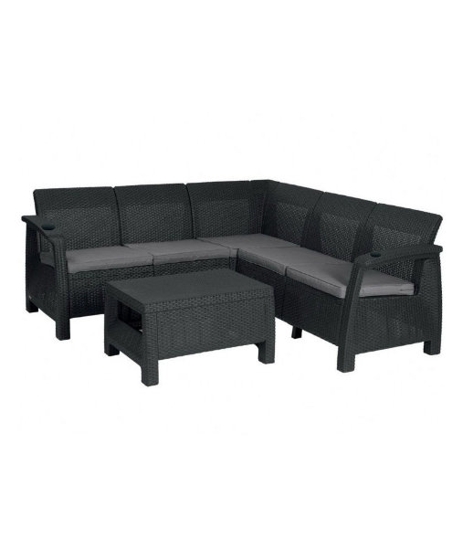 Угловой диван  Yalta Corner Set (столик в комплект не входит) купить в Серпухове
