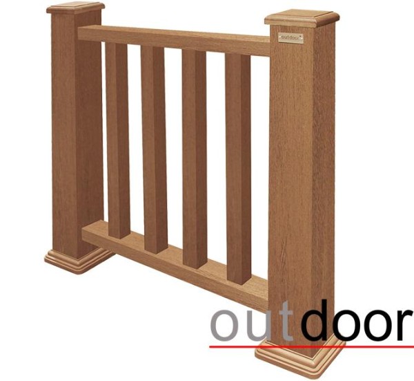 Ограждение из ДПК Outdoor Классик 3D STORM дуб купить в Серпухове