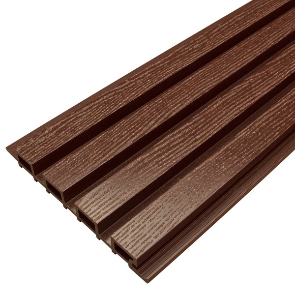 Фасадная доска из ДПК Faynag Wood Рейка Шоколад купить в Серпухове