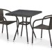 Комплект плетеной мебели AFINA из иск. ротанга T282BNT/Y137C-W53 Brown 2Pcs купить в Серпухове