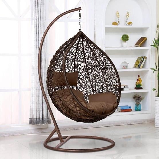 Кресло Подвесное из искусственного ротанга AFM-168A-XL Brown купить в Серпухове