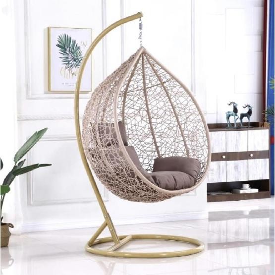 Кресло Подвесное из искусственного ротанга AFM-169A-XLB Beige купить в Серпухове
