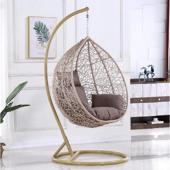 Кресло Подвесное из искусственного ротанга AFM-169A-LB Beige купить в Серпухове