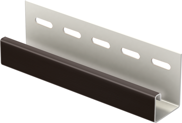 J-планка к Софиту PRO Тёмно коричневый купить в Серпухове