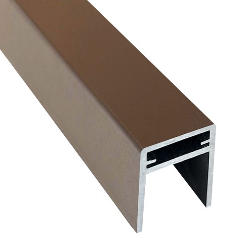 П-профиль Алюминиевый EasyDecking 35x25 Венге купить в Серпухове