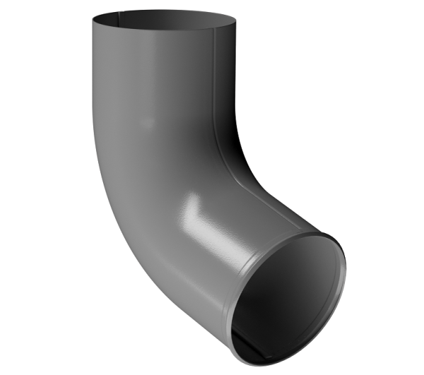 Отвод трубы D90 Döcke STAL PREMIUM Графит, (RAL 7024) купить в Серпухове
