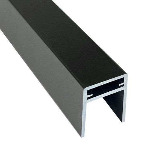 П-профиль Алюминиевый EasyDecking 35x25 Черное дерево купить в Серпухове