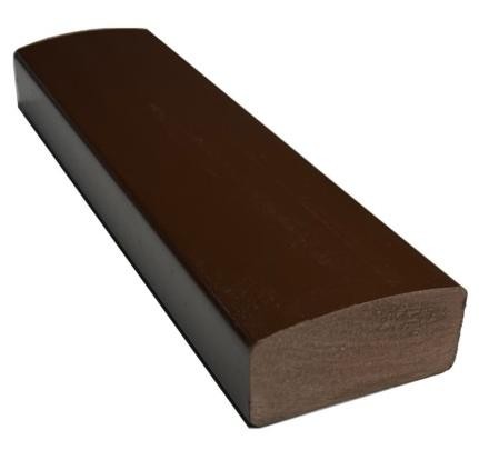 Лавочный брус Ecodecking Некст полнотелый глянцевый 70х35 шоколад купить в Серпухове