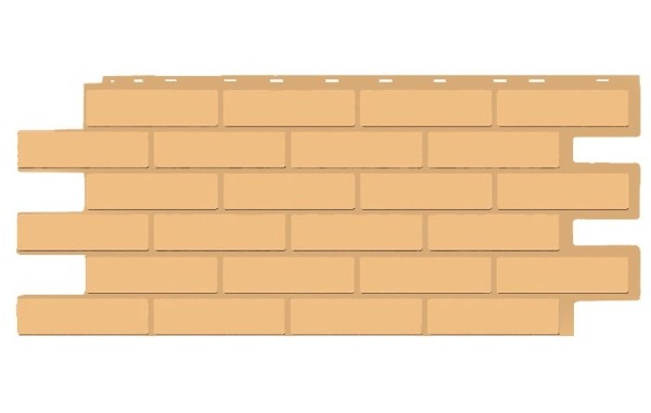 Фасадная панель T-Siding Кирпич Модерн Эко Крем купить в Серпухове