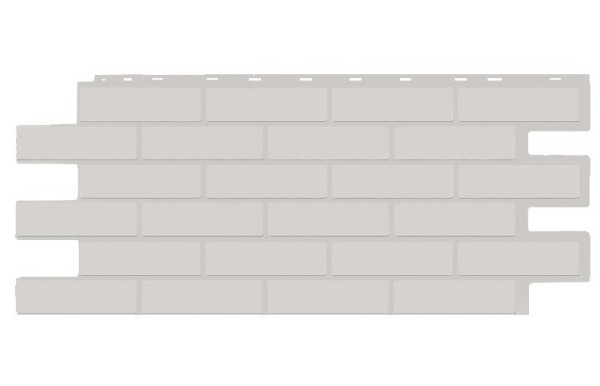 Фасадная панель T-Siding Кирпич Модерн Эко Уайт купить в Серпухове