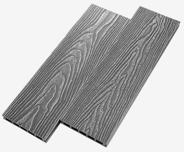 Террасная доска из ДПК RusDecking Unodeck Vintage - Серый купить в Серпухове