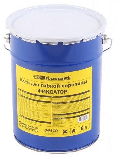 Клей для гибкой черепицы BITUMAST 5 л купить в Серпухове