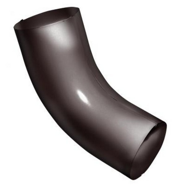 Водосток Grand Line 125x90 – Колено трубы RAL 8017 купить в Серпухове